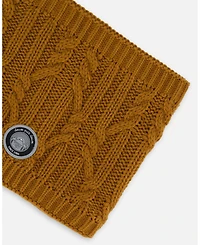 Deux par Boy Lined Winter Neckwarmer Brown Sugar - Toddler|Child