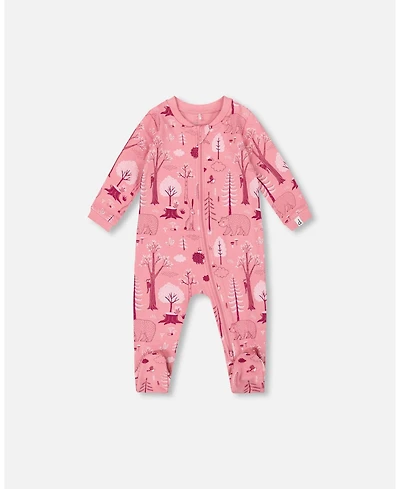 Deux par Baby Girl One-Piece Cotton Pajama Pink for est