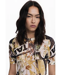 Desigual Women's Collage knit T-shirt