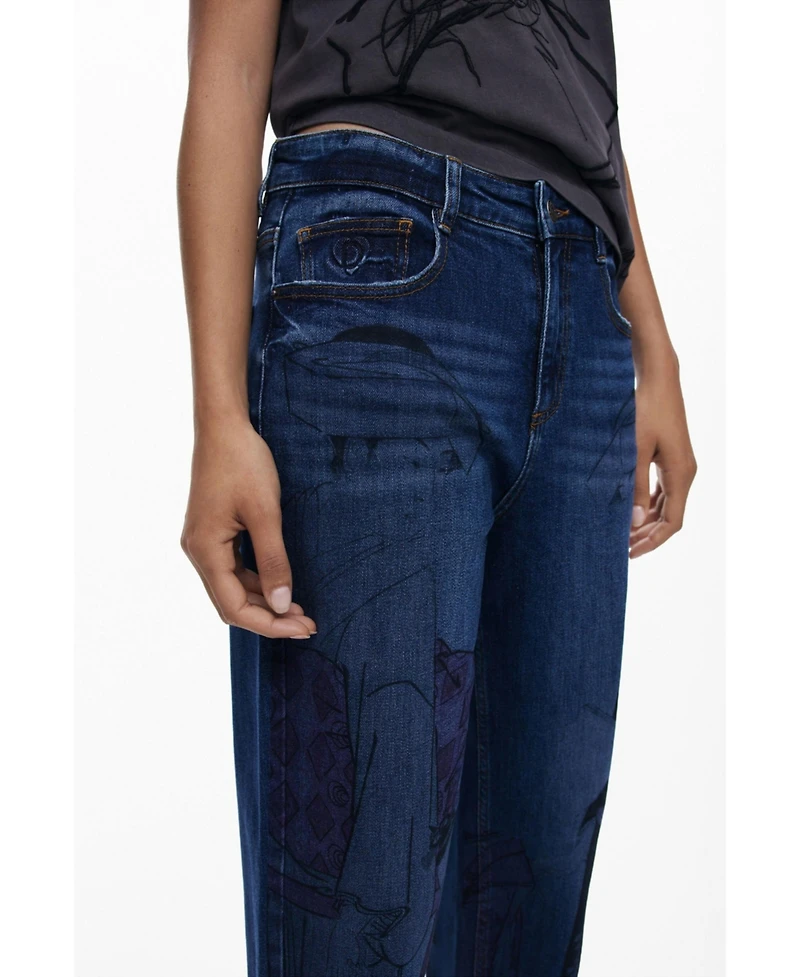 Desigual Women's Boyfriend Samurai Jeans