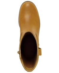 Style & Co Women's Inezz Mid Shaft Faux-Leather Boots, Macy's Exclusive