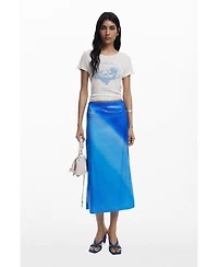 Desigual Women's Tie-dye Midiskirt