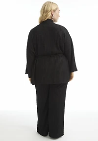 June + Vie Women's Tie Waist Knitted Kimono