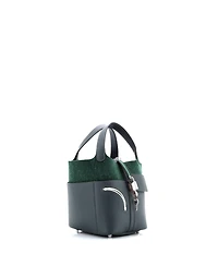 Pre-Owned Hermes Pm Go Team Picotin Lock Bag Feutre Wool and Swift