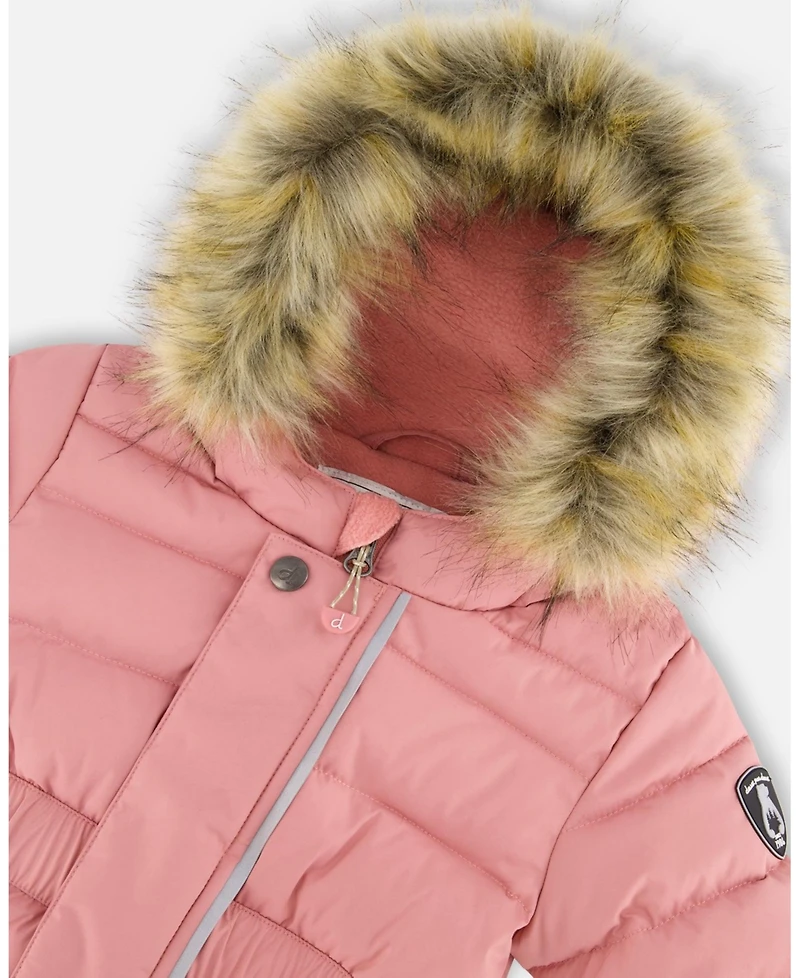 Deux par Baby Girl One-Piece Original Puffy Snowsuit Dusty Pink - Baby|Toddler