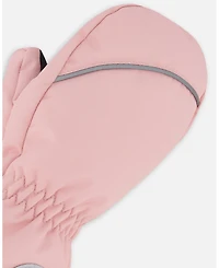 Deux par Girl Winter Mittens Play Dusty Pink