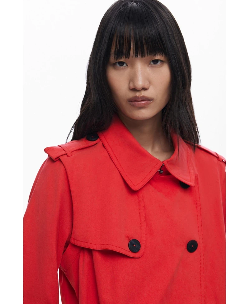 Desigual Women's Detachable trench coat