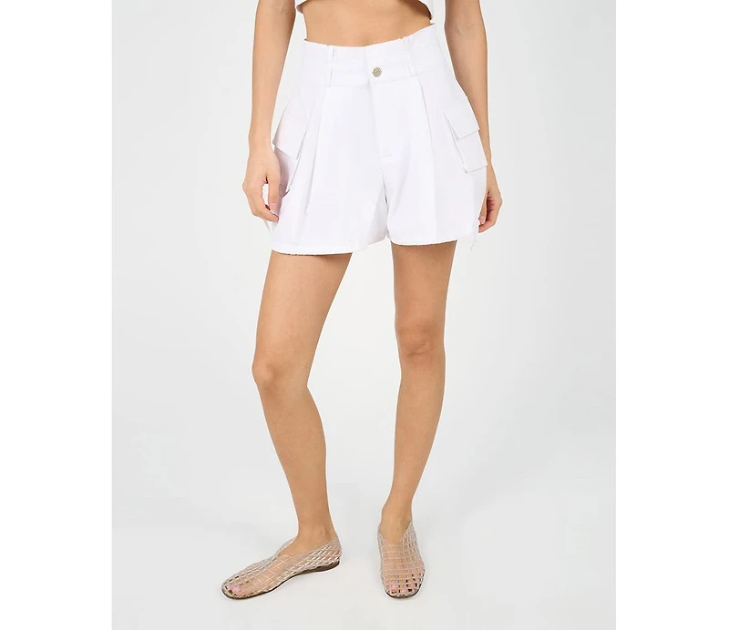 WeWoreWhat Women's Cargo Balloon Short