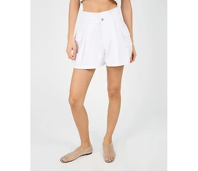 WeWoreWhat Women's Cargo Balloon Short