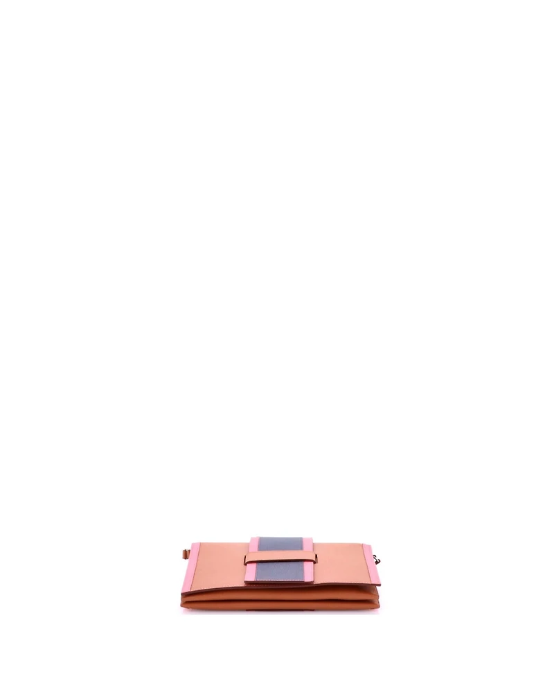 Pre-Owned Hermes H Passant Clutch Shoulder Bag Evercolor