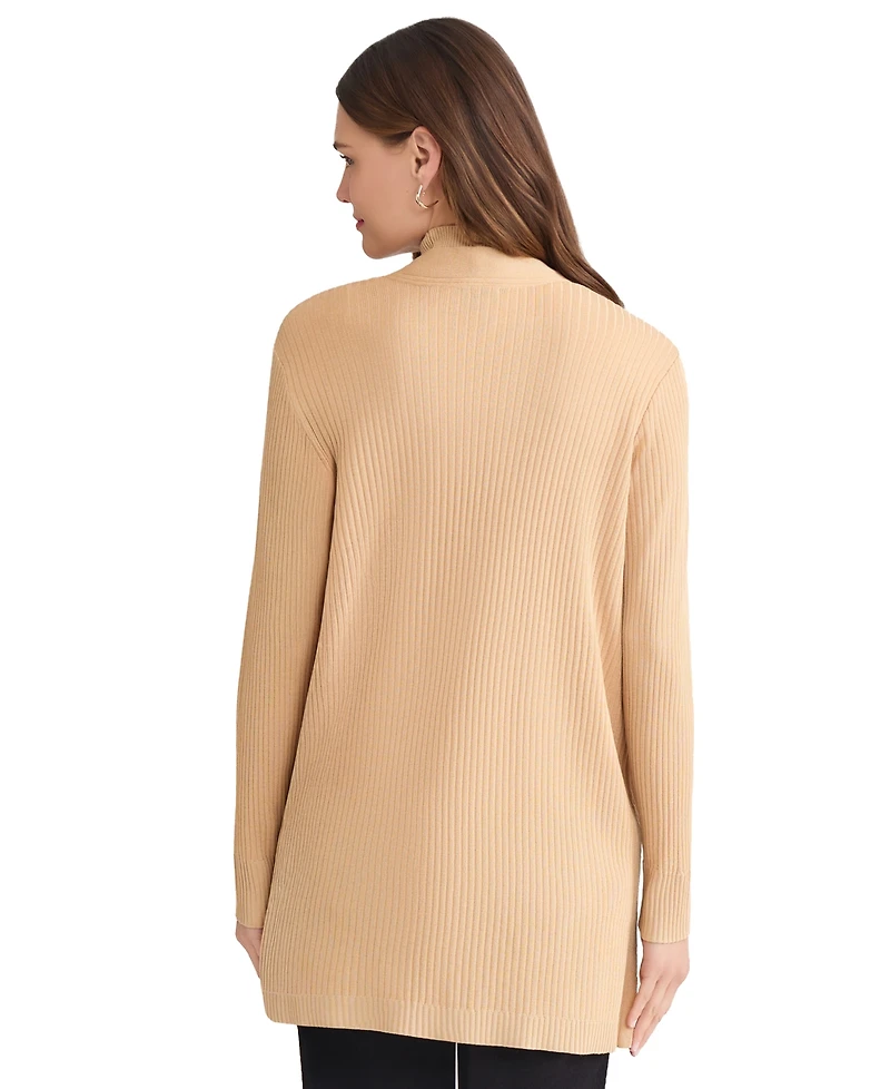 Jones New York Women's Sutton Ribbed Long-Sleeve Cardigan Sweater
