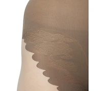 Hue Women's French Lace Control Top Pantyhose U5970N
