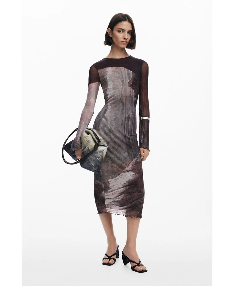 Desigual Women's Dress designed by Mr. Christian Lacroix