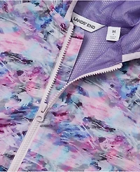 Lands' End Girls Waterproof Hooded Packable Rain Jacket