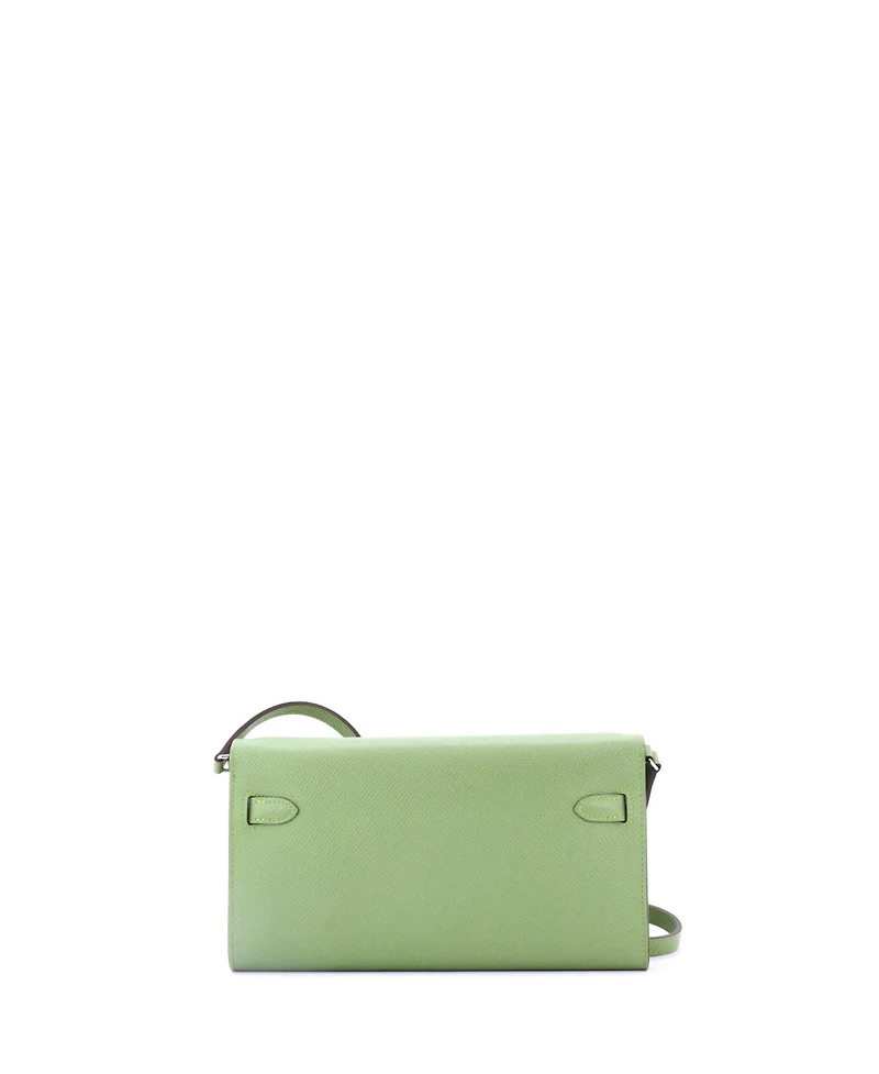 Pre-Owned Hermes Kelly To Go Wallet Verso Epsom