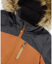 Deux par Boy Two-Piece Play Snowsuit with Colorblocked Jacket
