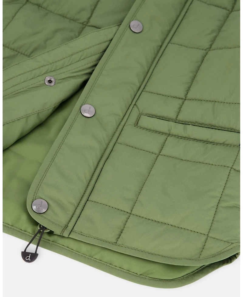 Deux par Toddler Boys Quilted Mid-Season Jacket Khaki - Toddler|Child