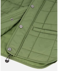 Deux par Toddler Boys Quilted Mid-Season Jacket Khaki - Toddler|Child