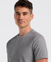 Perry Ellis Men's Slim-Fit Ribbed T-Shirt