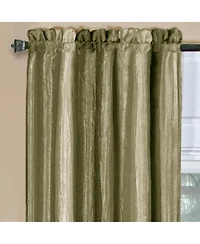 GoodGram Ombre Crushed Satin Sheer Single Window Curtains & Valances - 50 in. W x L