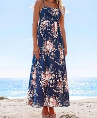 Cupshe Women's Out and About Floral Maxi Beach Dress
