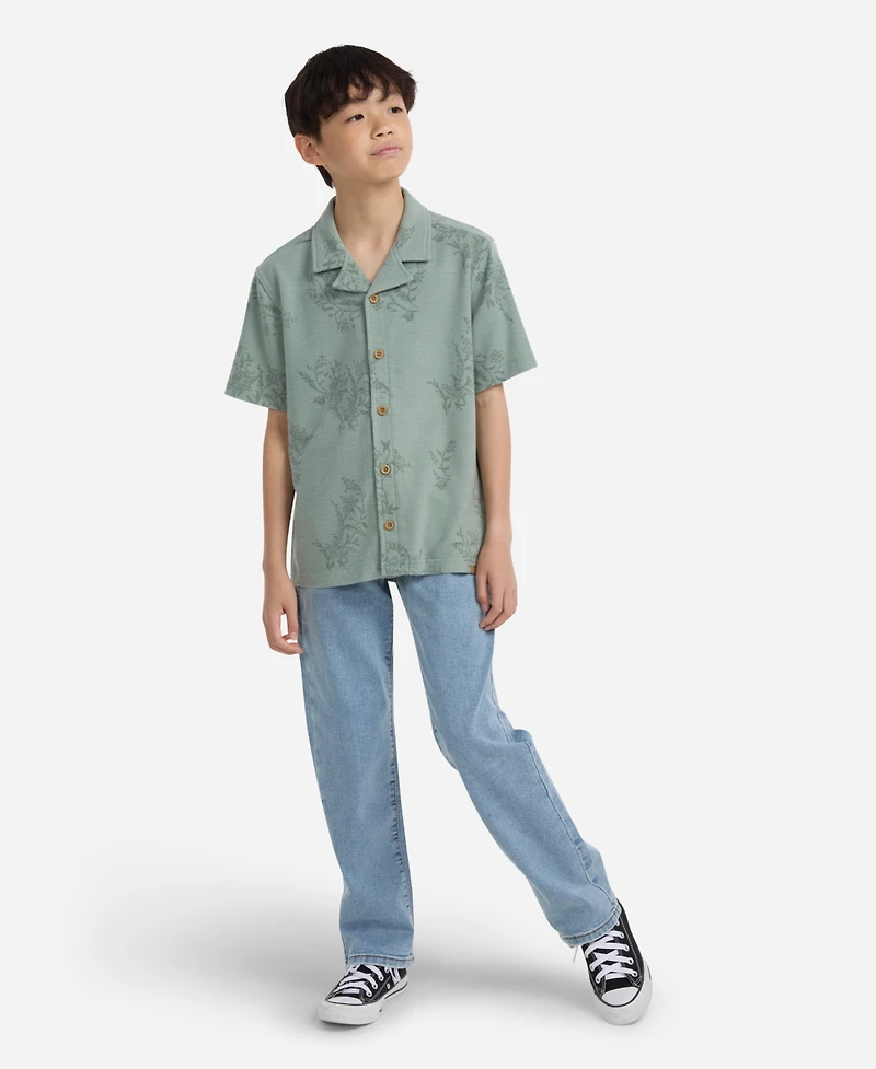 abercrombie kids Boys Short Sleeve Knit Top