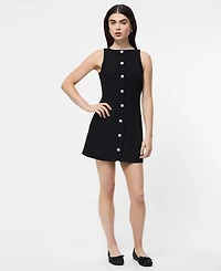 French Connection Women's Azra Twill Button Down Mini Dress