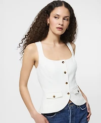 French Connection Women's Azra Square Neck Top