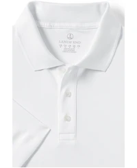 Lands' End Men's School Uniform Short Sleeve Solid Active Polo Shirts