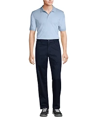 Lands' End Men's Short Sleeve Interlock Polo Shirt