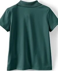 Lands' End Girls Short Sleeve Feminine Fit Rapid Dry Polo Shirt