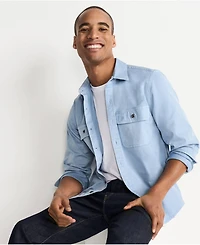 Lands' End Men's Sun Washed Overshirt