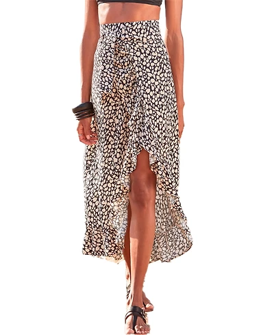 Lascana Women's Convertible Wrap Maxi Skirt