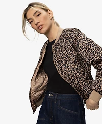 Sanctuary Women's Monroe Sateen Long Sleeve Bomber Jacket