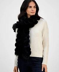 I.n.c. International Concepts Knit Muffler with Faux Fur Trim, Macy's Exclusive