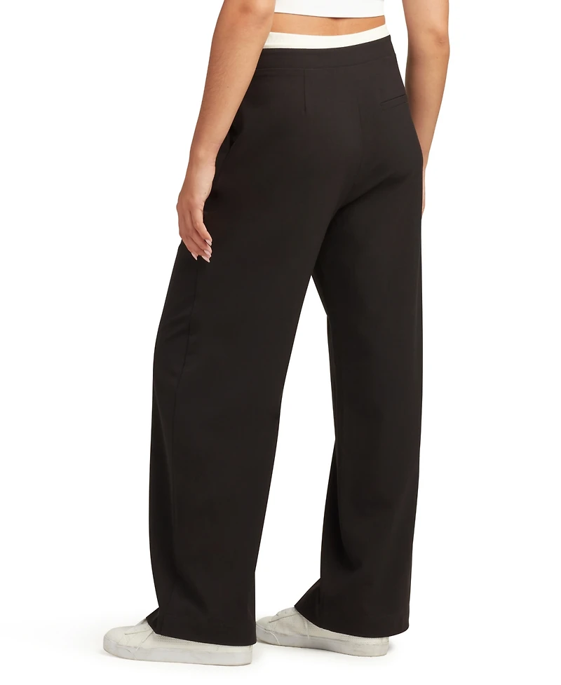 Bcx Juniors Heather High-Rise Pull-On Pants