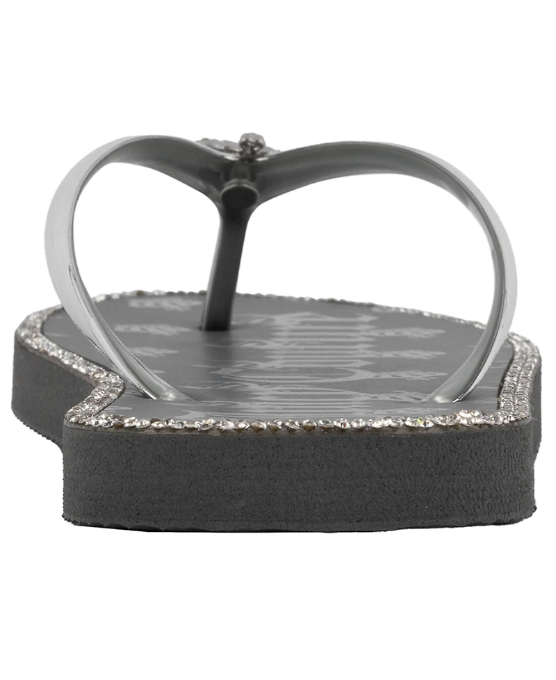 Juicy Couture Women's Shamrock Flip Flops