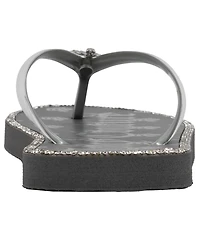 Juicy Couture Women's Shamrock Flip Flops