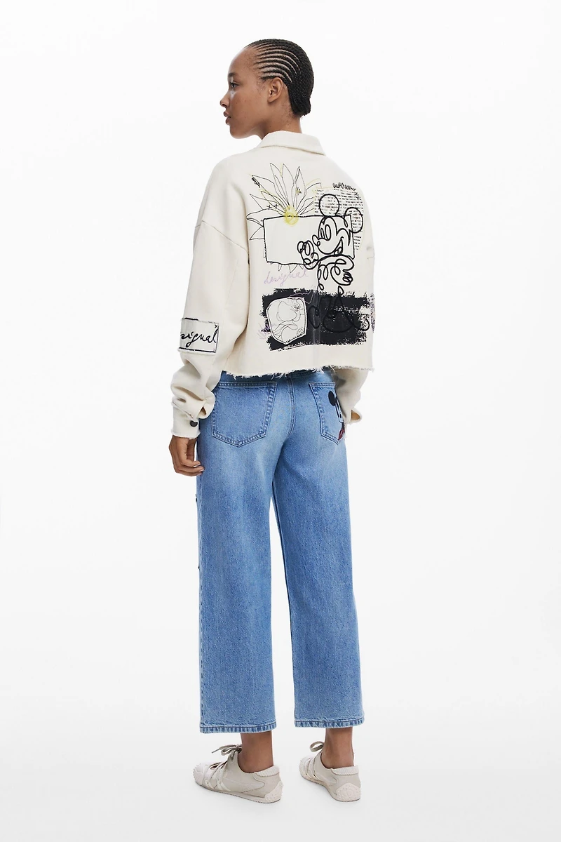 Desigual Women's Mickey sweatshirt-style jacket