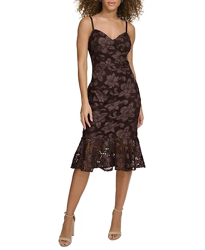 Siena Women's Lace Fit & Flare Dress