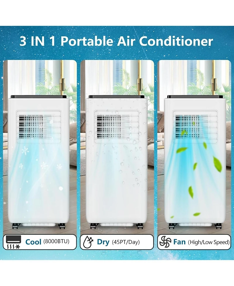 gaomon 8,000 Btu Portable Air Conditioner