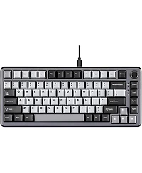 Yunzii RT75 Rapid Trigger Wired Gaming Keyboard,Hall Effect Magnetic Switch,Adjustable Actuation Esports,75% Tkl Layout Pbt Keycaps (Black, Outemu Swi