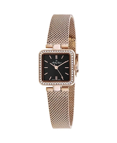 Mathey Tissot Women's Fleury Xiv Black Dial Watch - FOO2PN