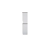 Baxton Studio Lauren Modern and Contemporary Two-tone White and Dark Brown Buffet and Hutch Kitchen Cabinet
