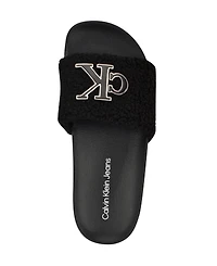 Calvin Klein Women's Ahva Cozy Slip-On Pool Slides