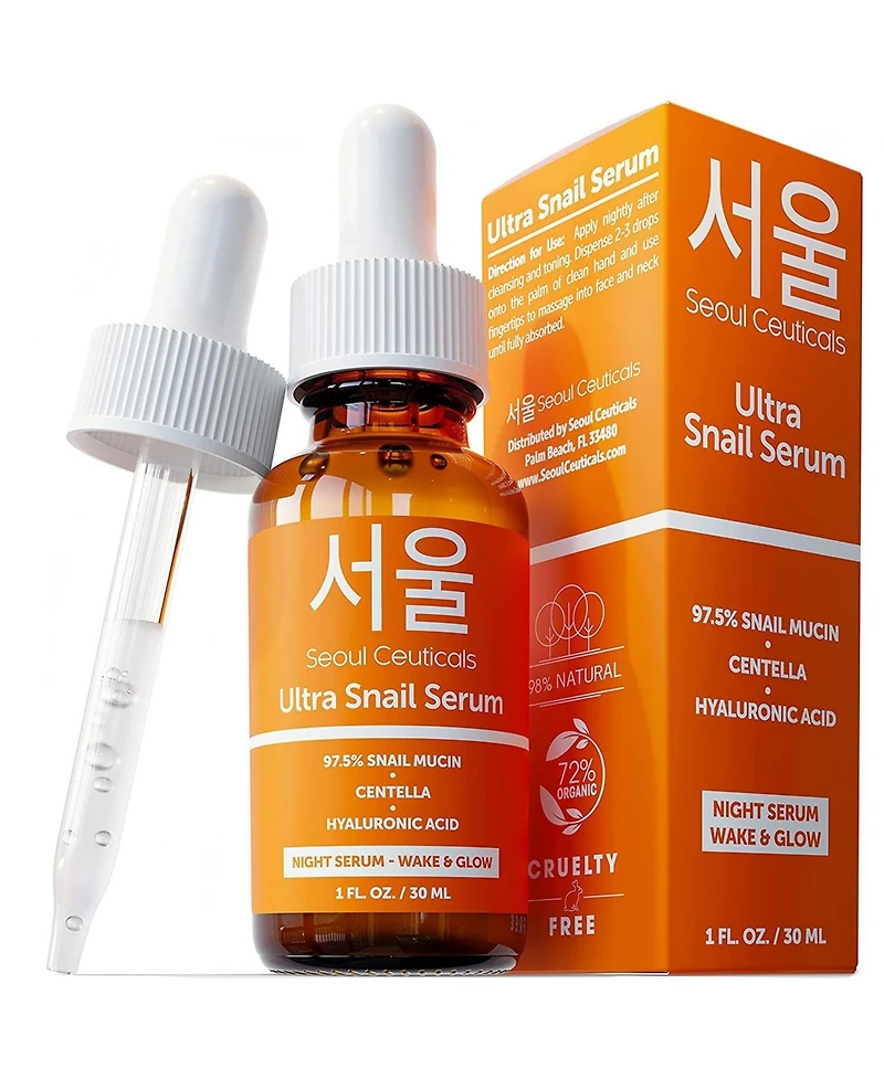 Seoul Ceuticals Korean Beauty Bundle Snail Mucin Glow Kit
