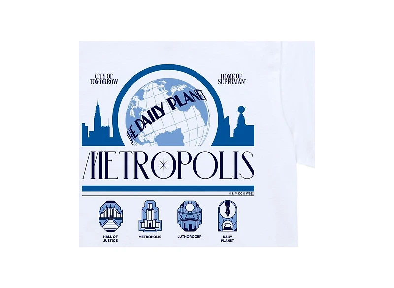 Superman Big Boys Metropolis Mash-Up T-Shirt
