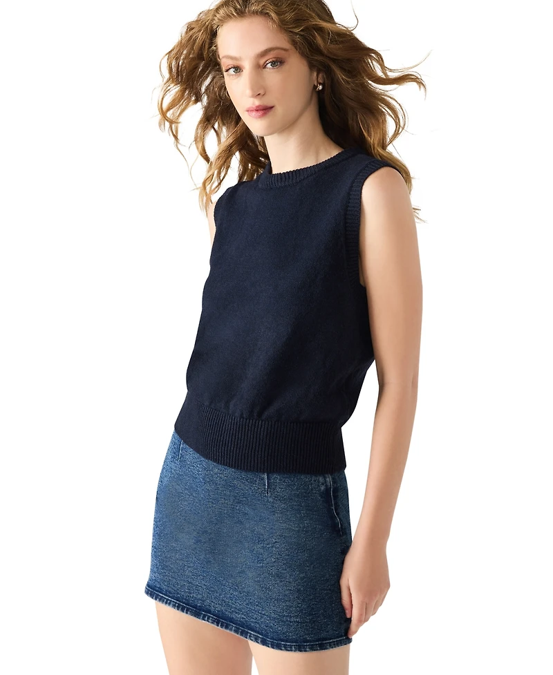 Steve Madden Women's Jeane Sleeveless Sweater Vest