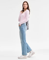 Celebrity Pink Juniors' Skater Straight-Leg Jeans