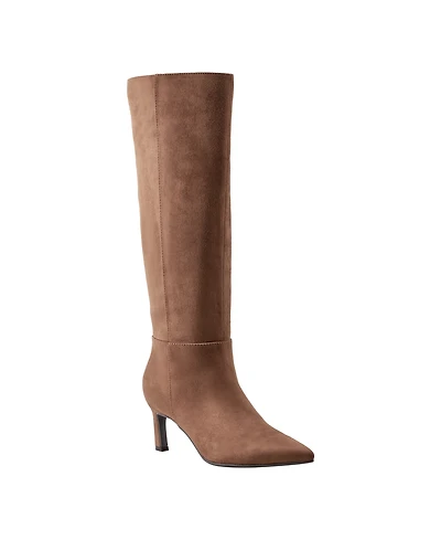 Marc Fisher Women's Leata Wide Calf Tall Pointy Toe Boots